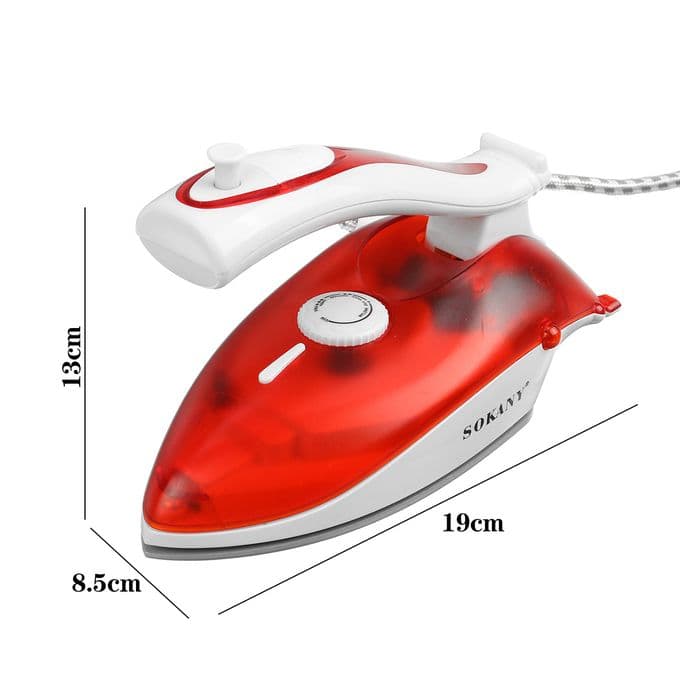 Sokany pl-368aw Steam Iron for Clothes, 1000W, Red
