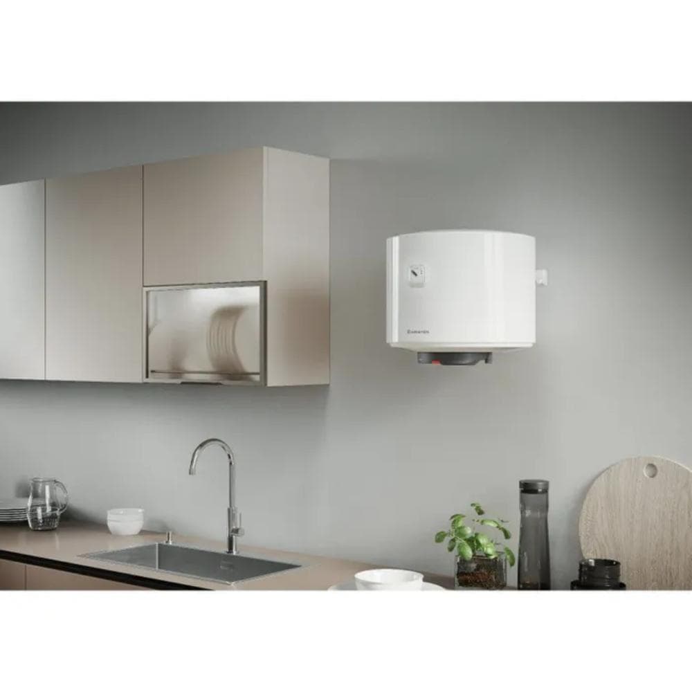 Ariston RUBIS Pro Electric Water Heater, 15 Liters, White - RUBISPRO15VEG