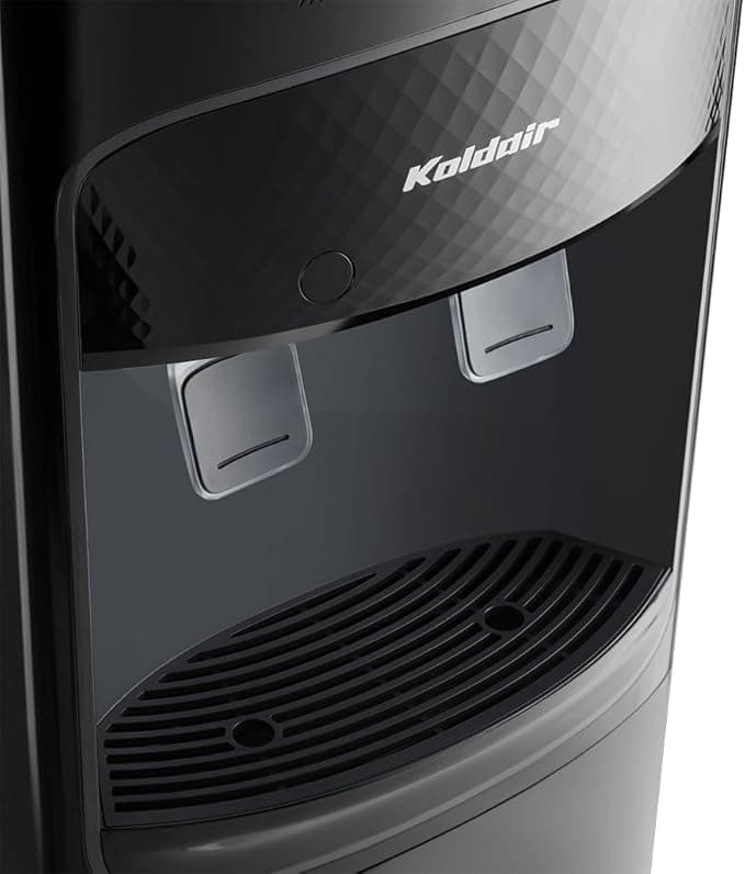 Koldair Water Dispenser Top-Load Freestanding, Two Taps Hot And Cold, Type A - Black