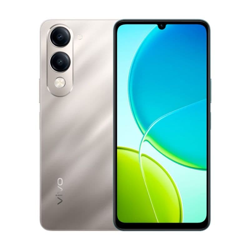 Vivo Y04 Dual SIM, 256GB, 4GB RAM, 4G LTE - Gold (Local Warranty)