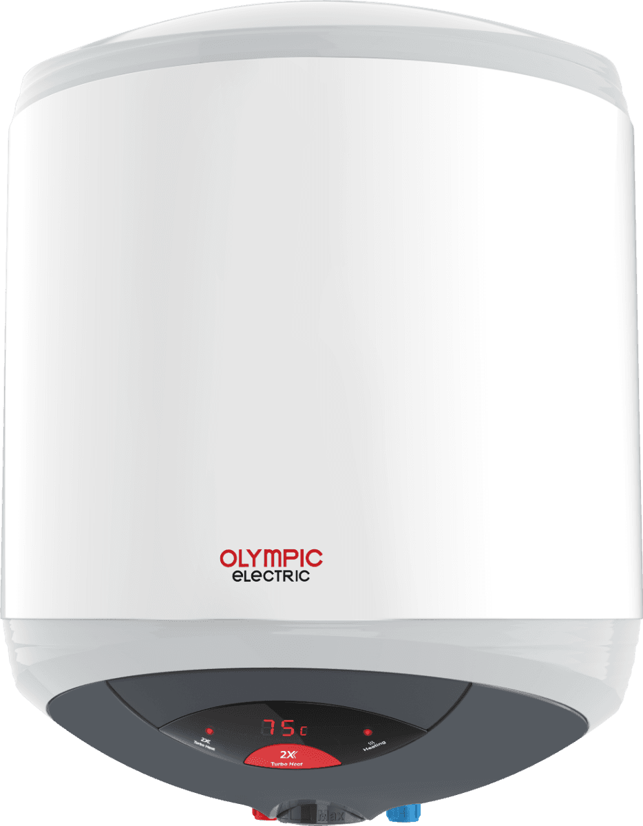 product-Olympic Electric Hero Turbo Digital Electric Water Heater, 30 Liters, White - 945105436