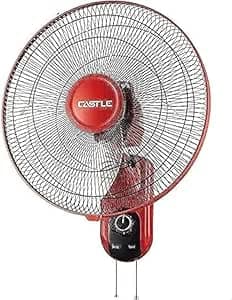 Castle Wall Fan, 18 inches - Red