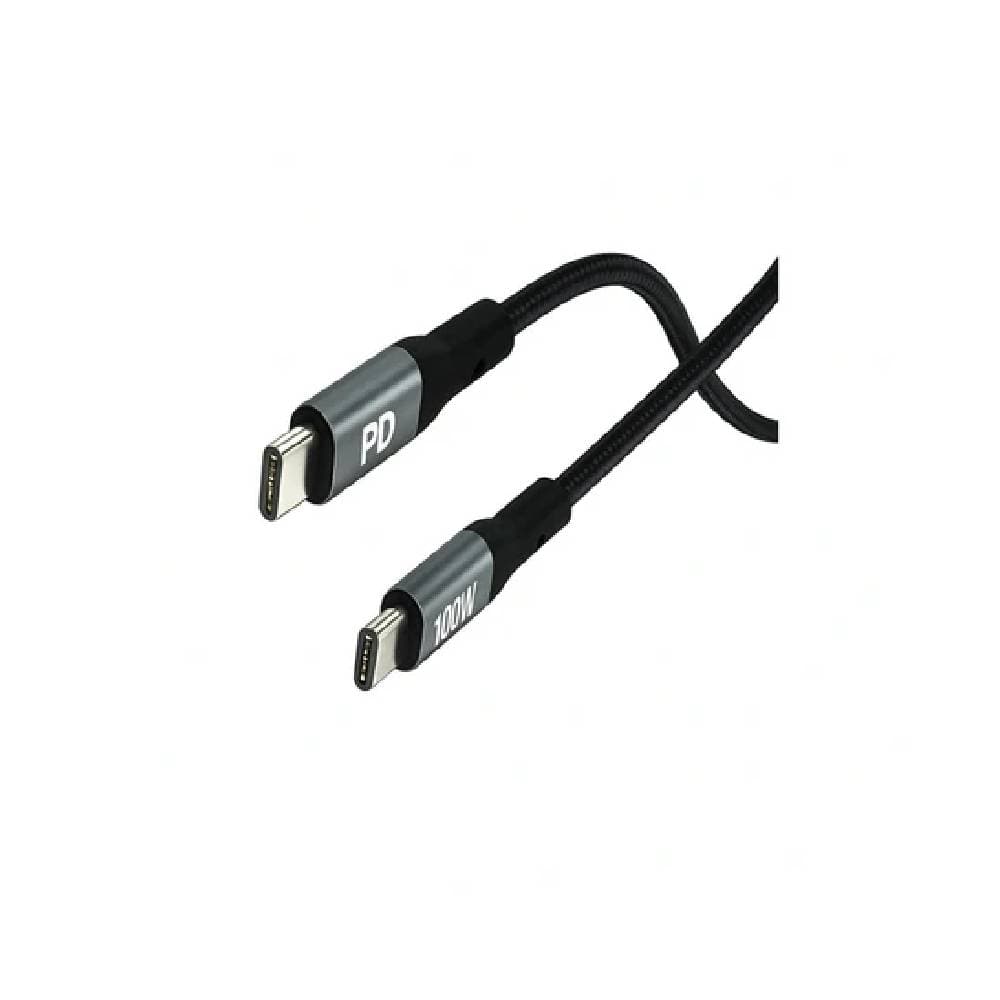 Nine DuoLink 100W Type-C To Type-C Cable - Black