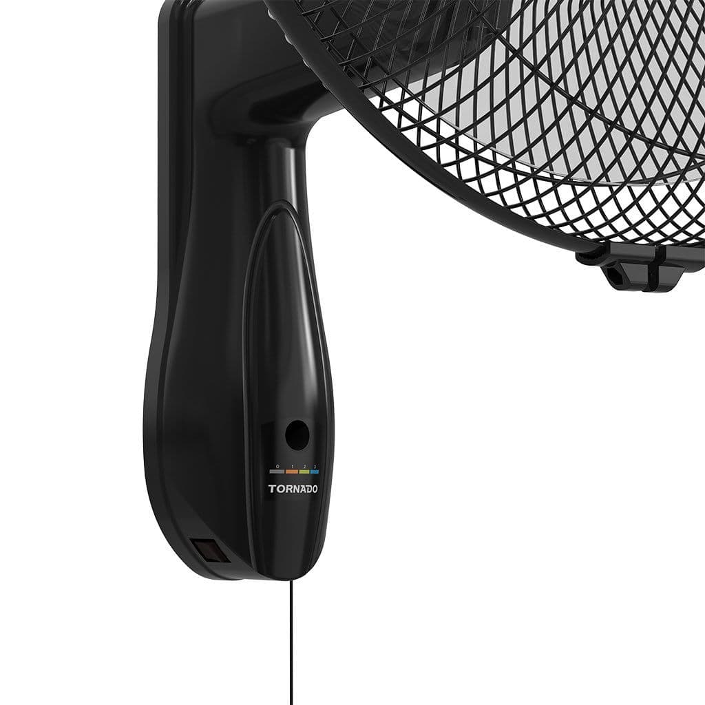 Tornado Wall Fan, 16 Inch, 4 Blades, TWF16 - Black