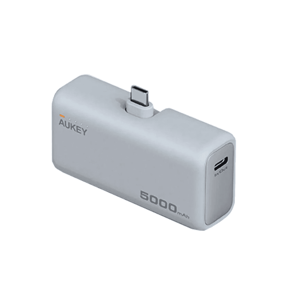 بنك طاقة أوكي 5000 مللي أمبير 22.5 واط سبارك مزود بمنفذ USB-C مدمج PB-Y59 - أبيض