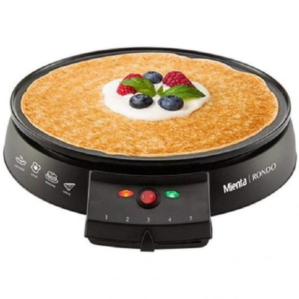Mienta Rondo Crepe Maker, 1000W, CM46109A - Black