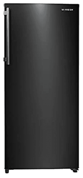 Fresh | No Frost Vertical Freezer, 130 Liters, 5 Drawers, Black - FNU-L250BC