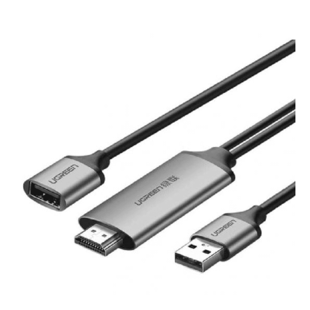 Ugreen 50291 HDMI USB To HDMI Digital AV Cable - Sliver