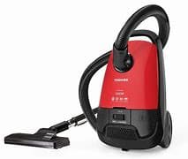 Toshiba Vacuum Cleaner, 1600 watt, 4.5 Liter - Black Red, VC-EA1600SE