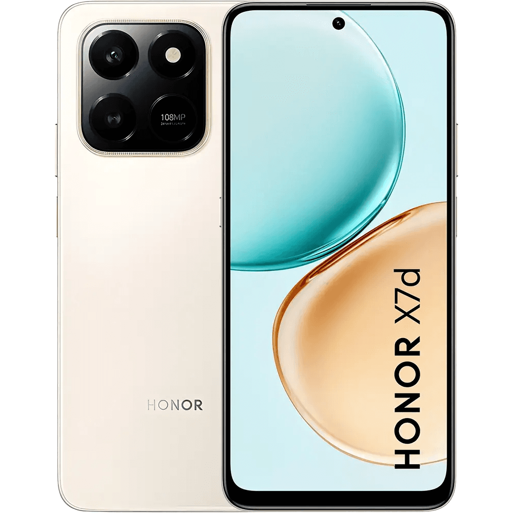 Honor X7d Dual SIM, 256GB, 8GB RAM, 4G LTE - Desert Gold