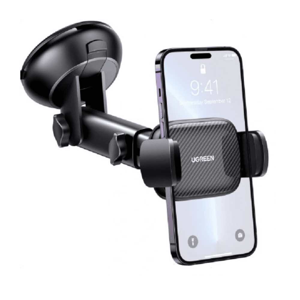 Ugreen LP200 Gravity Phone Holder With Suction Cup - Black