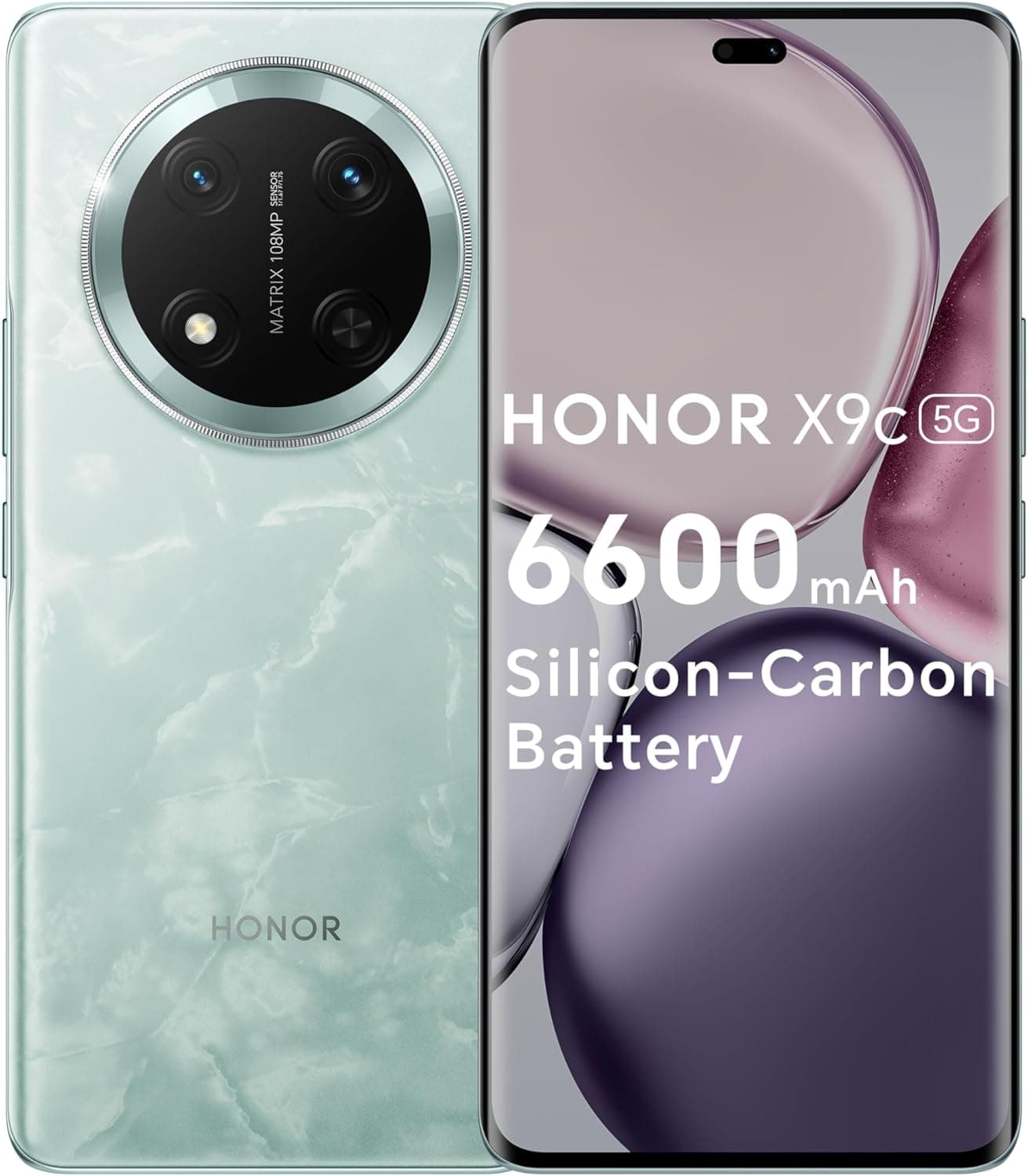 Honor X9C Dual SIM, 256GB, 12GB RAM, 5G - Jade Cyan (Local Warranty)