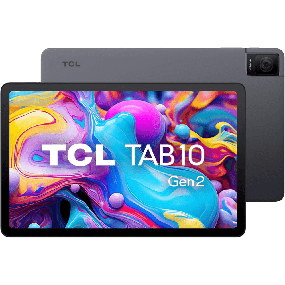 TCL Tab 10 Gen2 Tablet, Single SIM, 64GB, 8GB RAM, 4G LTE - Space Grey