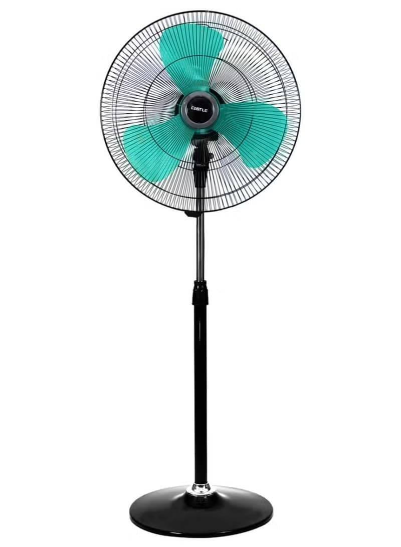 Castle Metal Stand Fan, 18 Inch - Green, FAS1018