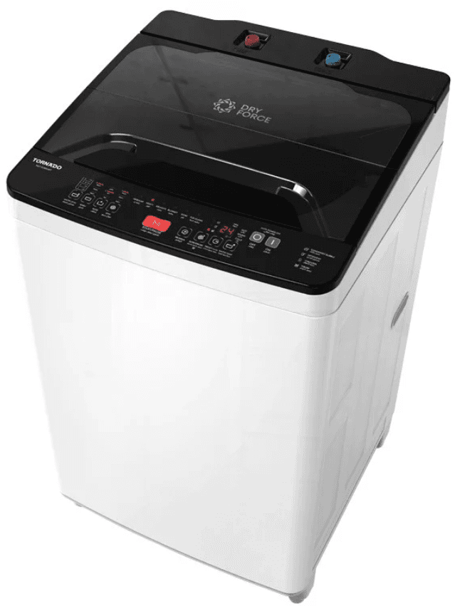 product-Tornado I Top Load Automatic Washer, Pump, 10 Kg - White, TWT-TLN10LWT