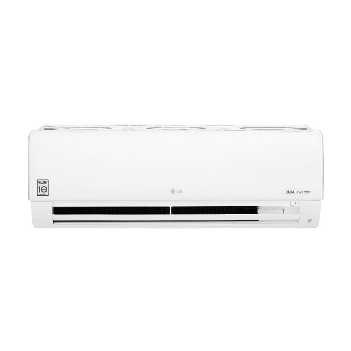 LG S4-Q12JA3AE Dual Cool Split Inverter Air Conditioner, 1.5 HP, Cooling Only - White
