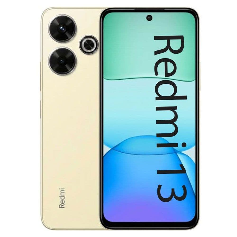 Xiaomi Redmi 13, 128GB, 8GB RAM , Gold, With 1 year warranty