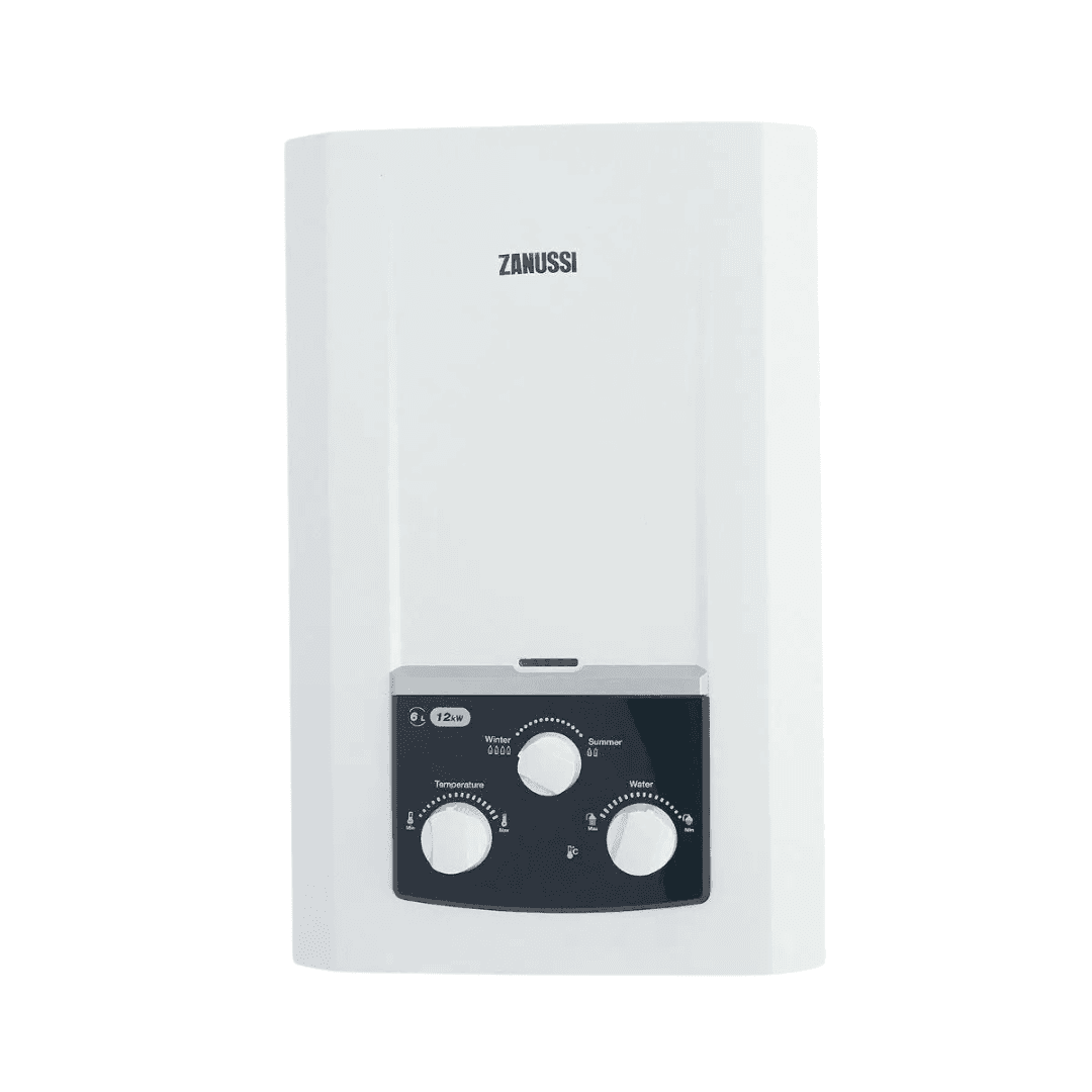 Zanussi Water Heater Gas, 6 Liter, White - WH6GW
