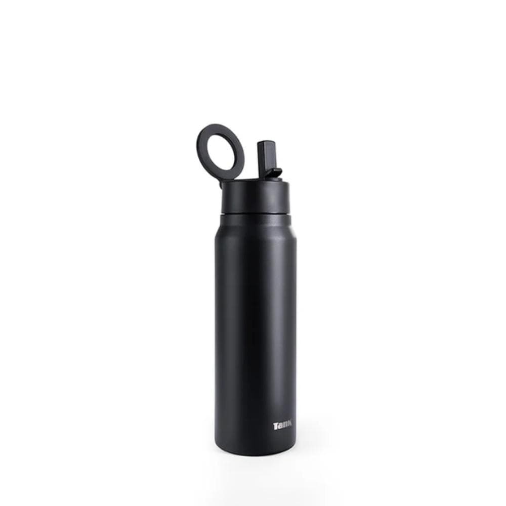 Tank Magnet Stainless Steel Bottle, 1000ml, BPA-Free, Thermal Insulated, Leak-Proof - Black