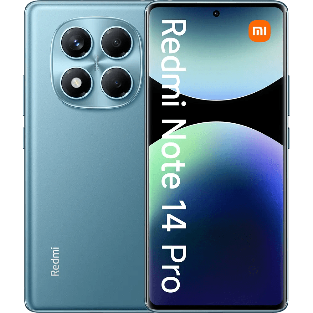 Xiaomi Redmi Note 14 Pro, 256GB, 8GB RAM, Dual SIM, 4G, Ocean Blue, With 1 year warranty