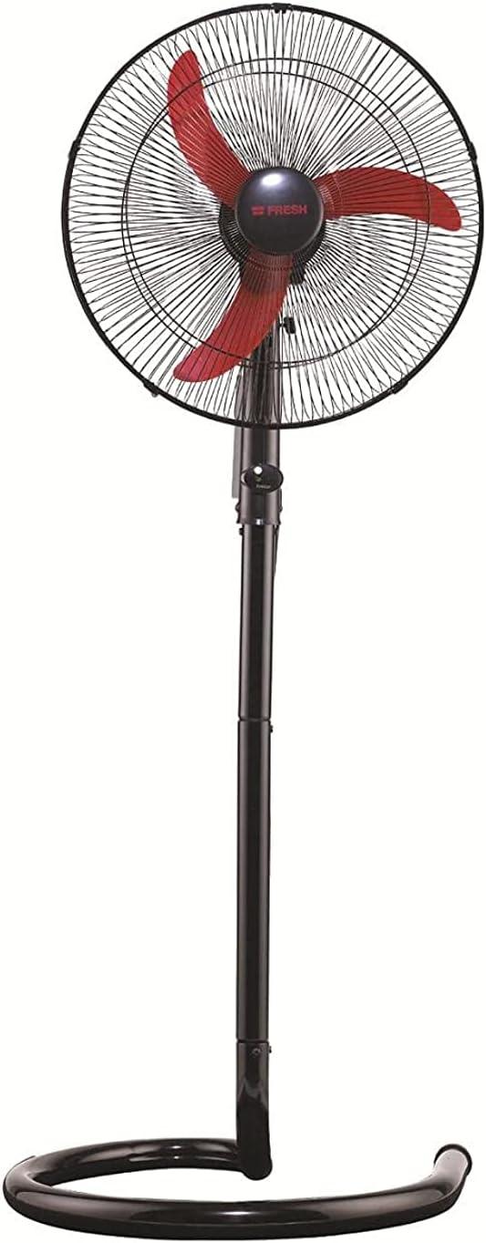 product-Fresh shabah Stand Fan Without Remote Control, 18 Inch, Black - 500004492