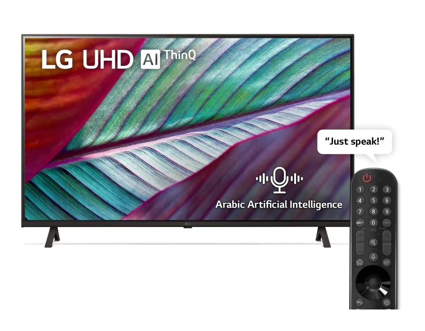 product-LG I Smart TV, LED, 43 Inches, 4K Ultra HD, Built in Reciver - Black, 43UR78006LL