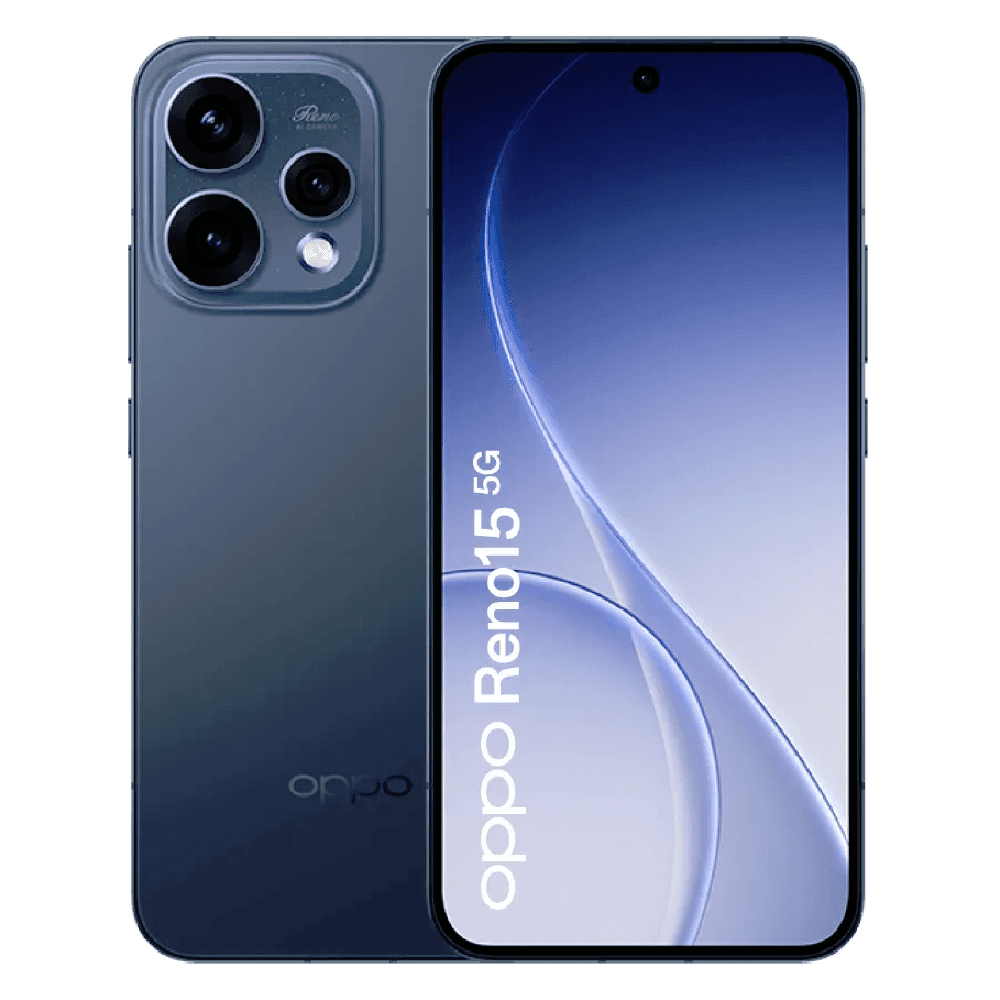 OPPO Reno15 Dual SIM, 256GB, 12GB RAM, 5G - Twilight Blue