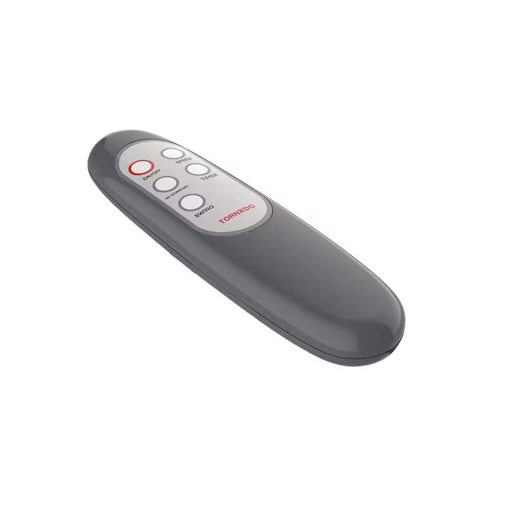 Tornado I Stand Fan with Remote, 16 Inch, 4 Blades - Grey, TSF-75G