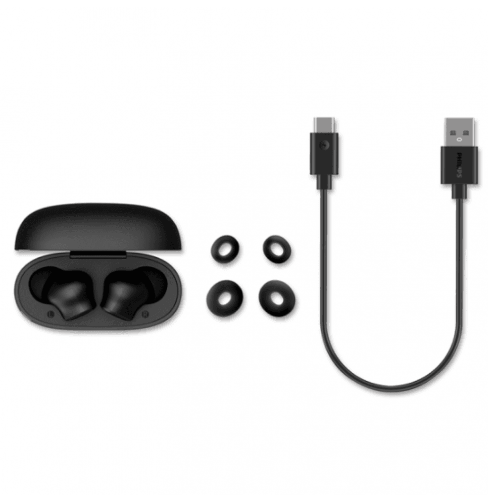 Philips 1000 series True Wireless Headphones, 1109BK/97 - Black