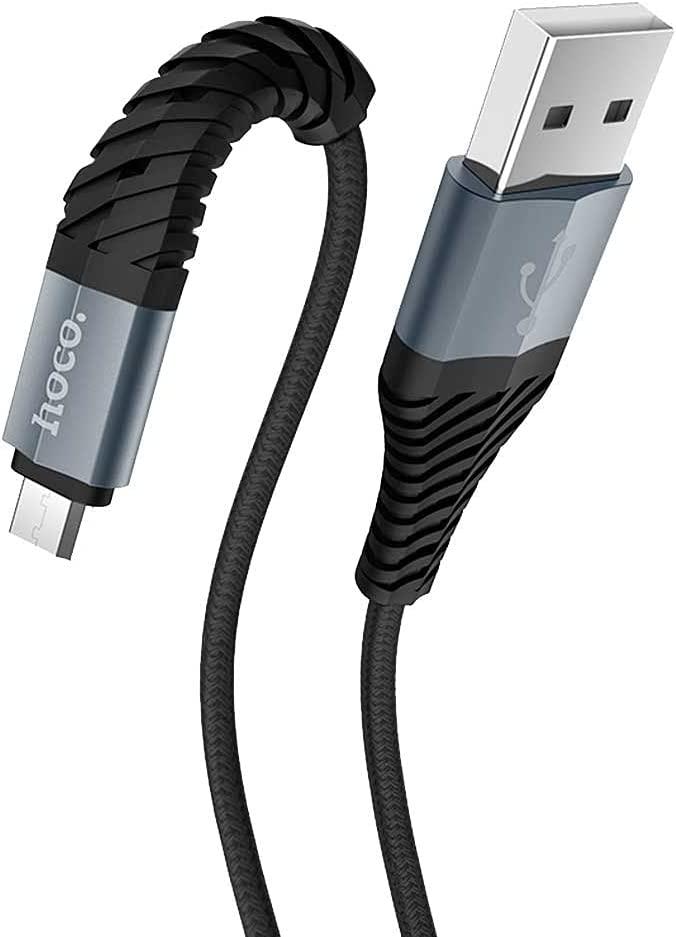 Hoco USB to Micro USB Charging Cable - Black