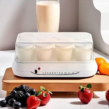 City 1-Liter Yogurt Maker with 8 Individual Cups, White