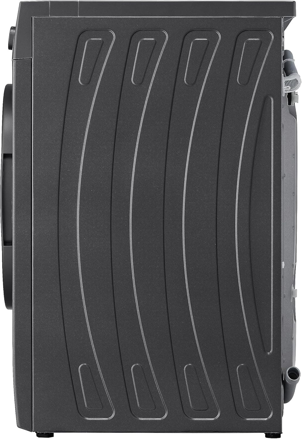 LG F2T2TYM1S.ADSPEEC Washing Machine, Front Load, 12 Speeds, 1200 RPM, 8 kg Capacity- Black