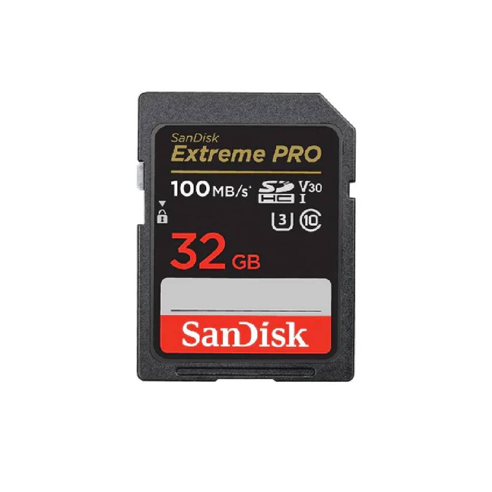 SanDisk Extreme Pro 32GB SDSDXXO GN4in Memory Card - Black
