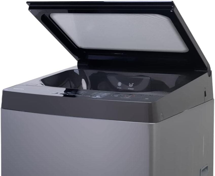 Toshiba Top Load Washing Machine, 8 KG, Silver- AW-J800AUPEG