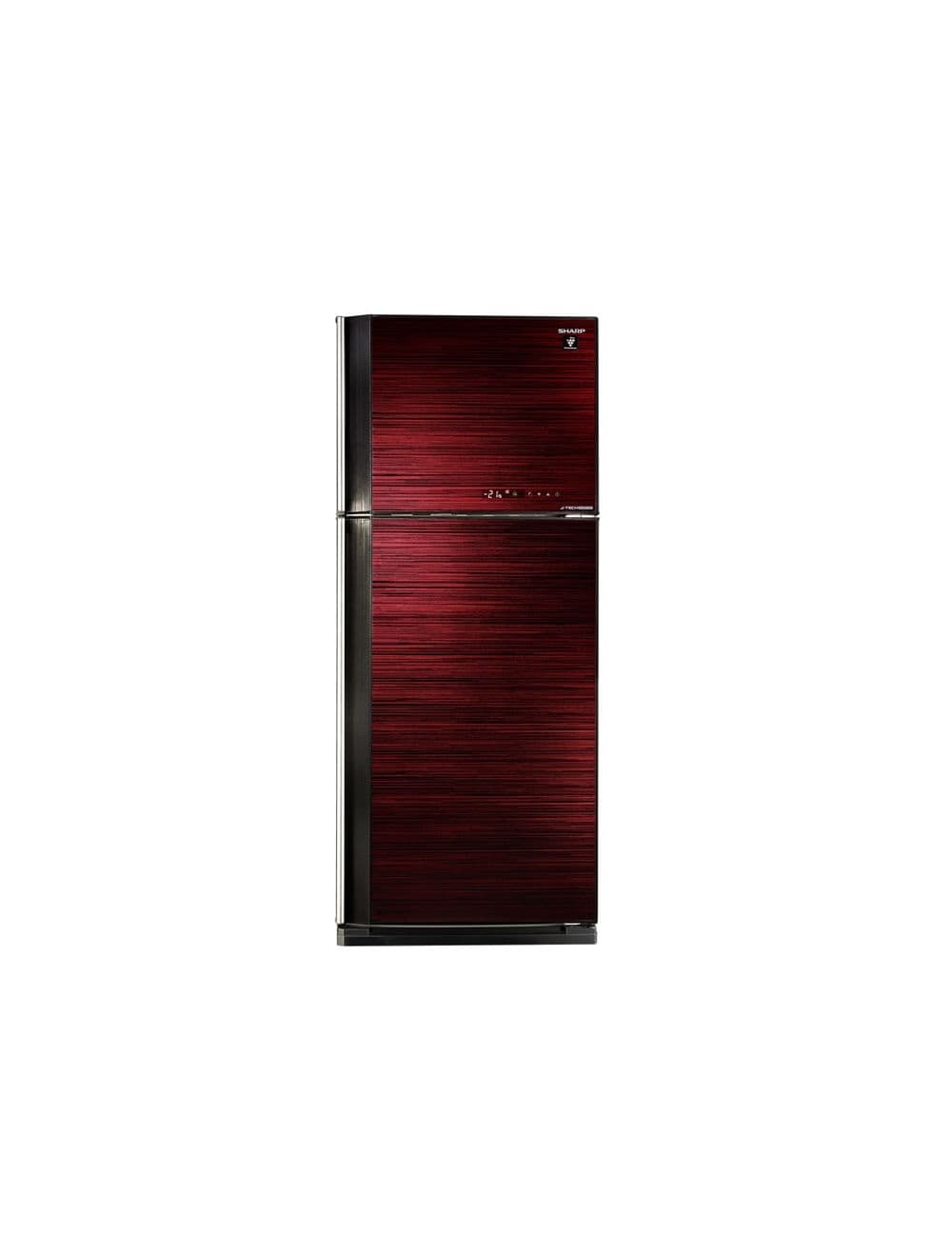 Sharp Refrigerator Inverter Digital No Frost 450 L- 2 Glass Doors - Red - SJ-GV58A(RD)