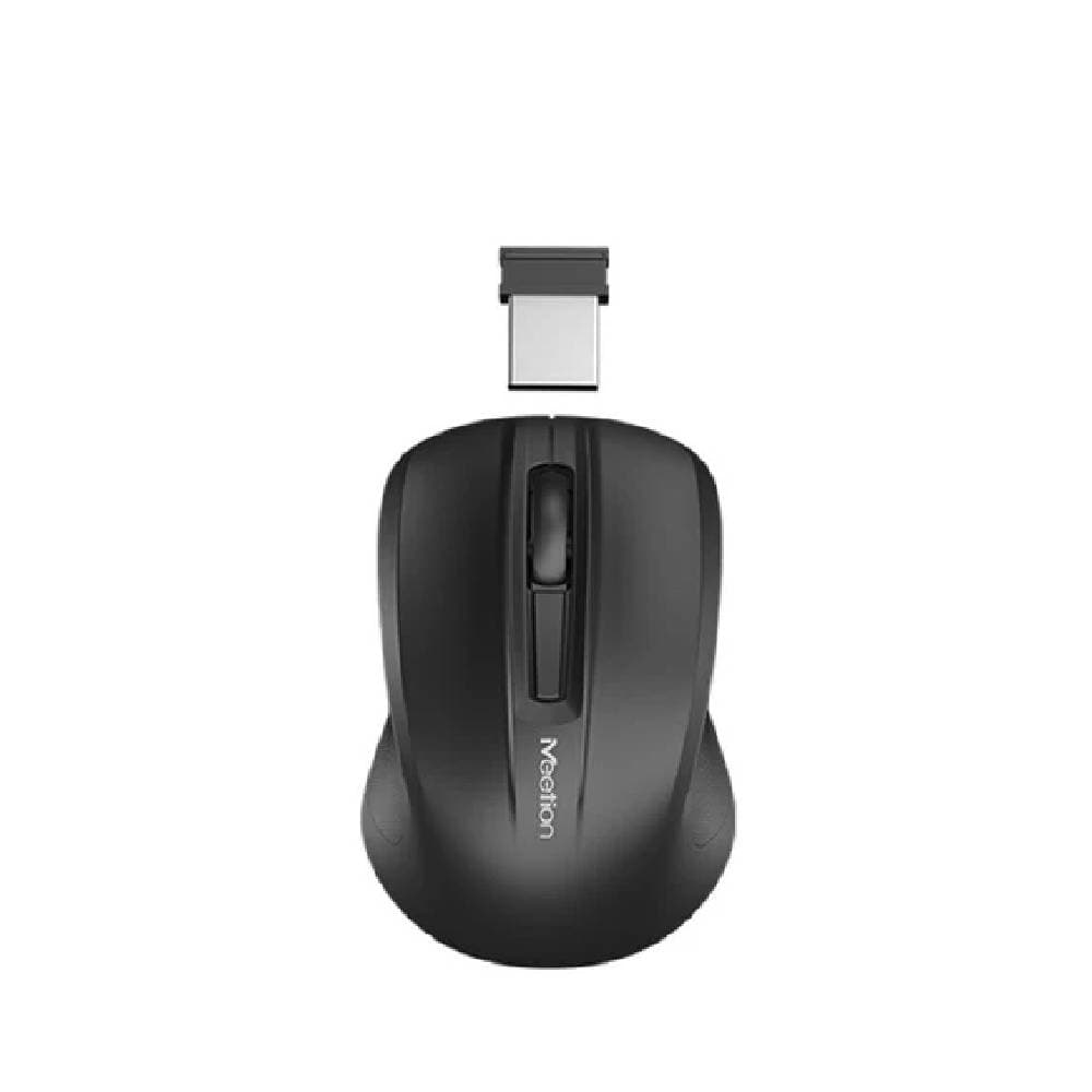 Meetion MiniGo Small Travel 2.4Ghz Cordless Cute Mini Wireless Mouse - Black