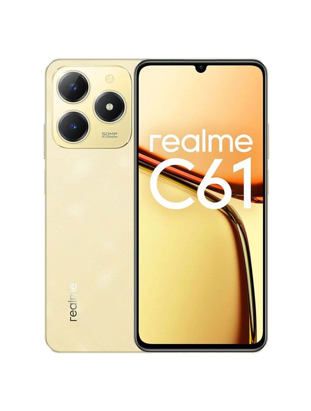 Realme C61 - 6GB RAM - 128GB - Sparkle Gold