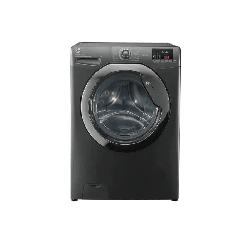 غسالة ملابس فل أتوماتيك هوفر، 7كيلو جرام، 1100لفة، بخار، H3WS173DC3RELA - فضي