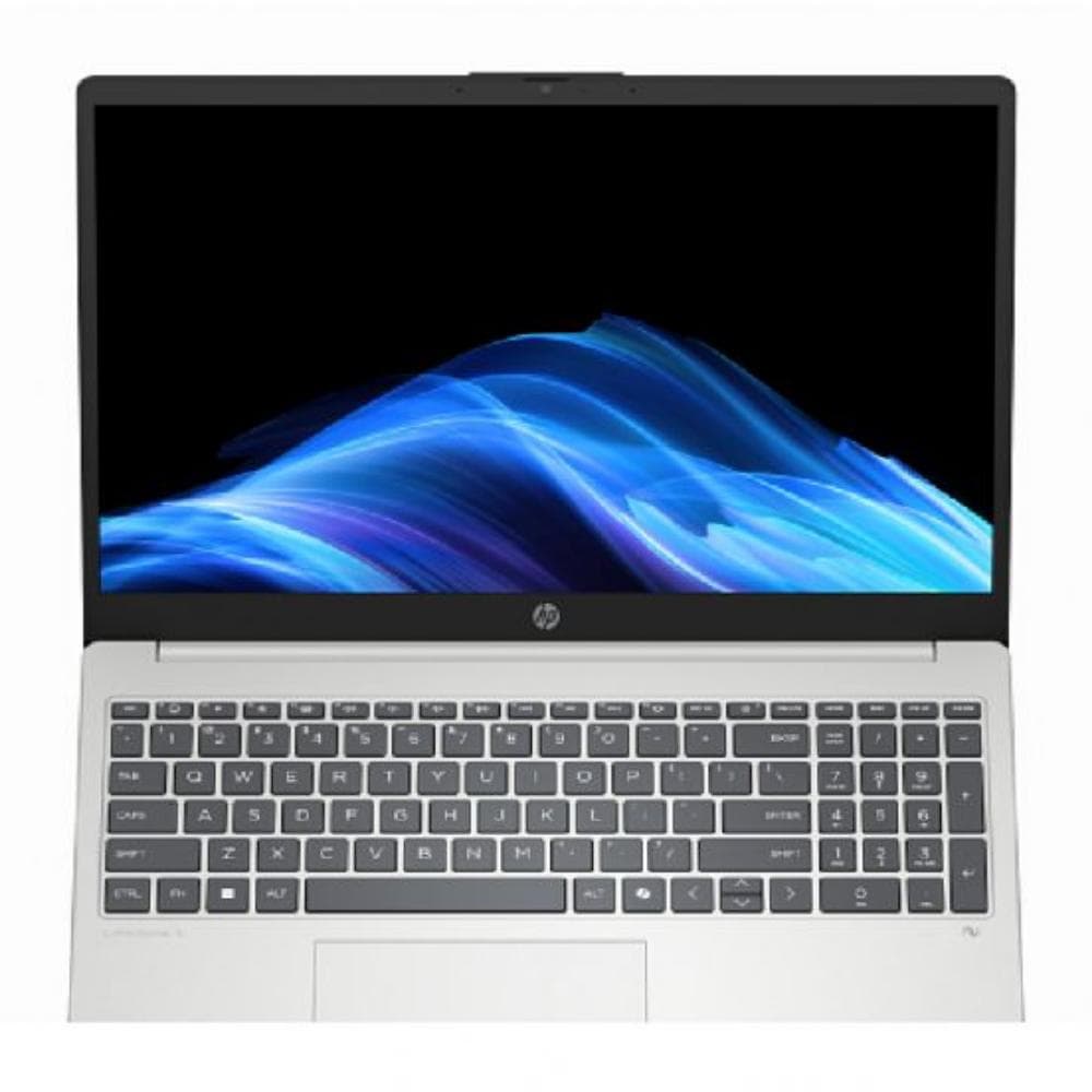 HP OmniBook 3 Laptop 15-fn0001ne, AMD Ryzen™ AI 5 330, 16GB Ram, 512GB SSD, AMD Radeon™ 840M, 15.6"FHD, win 11 - Glacier Silver