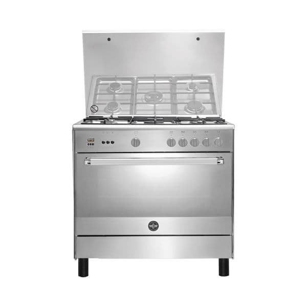 La Germania Cooker, 90 x 60. 5 Gas Burners - Stainless