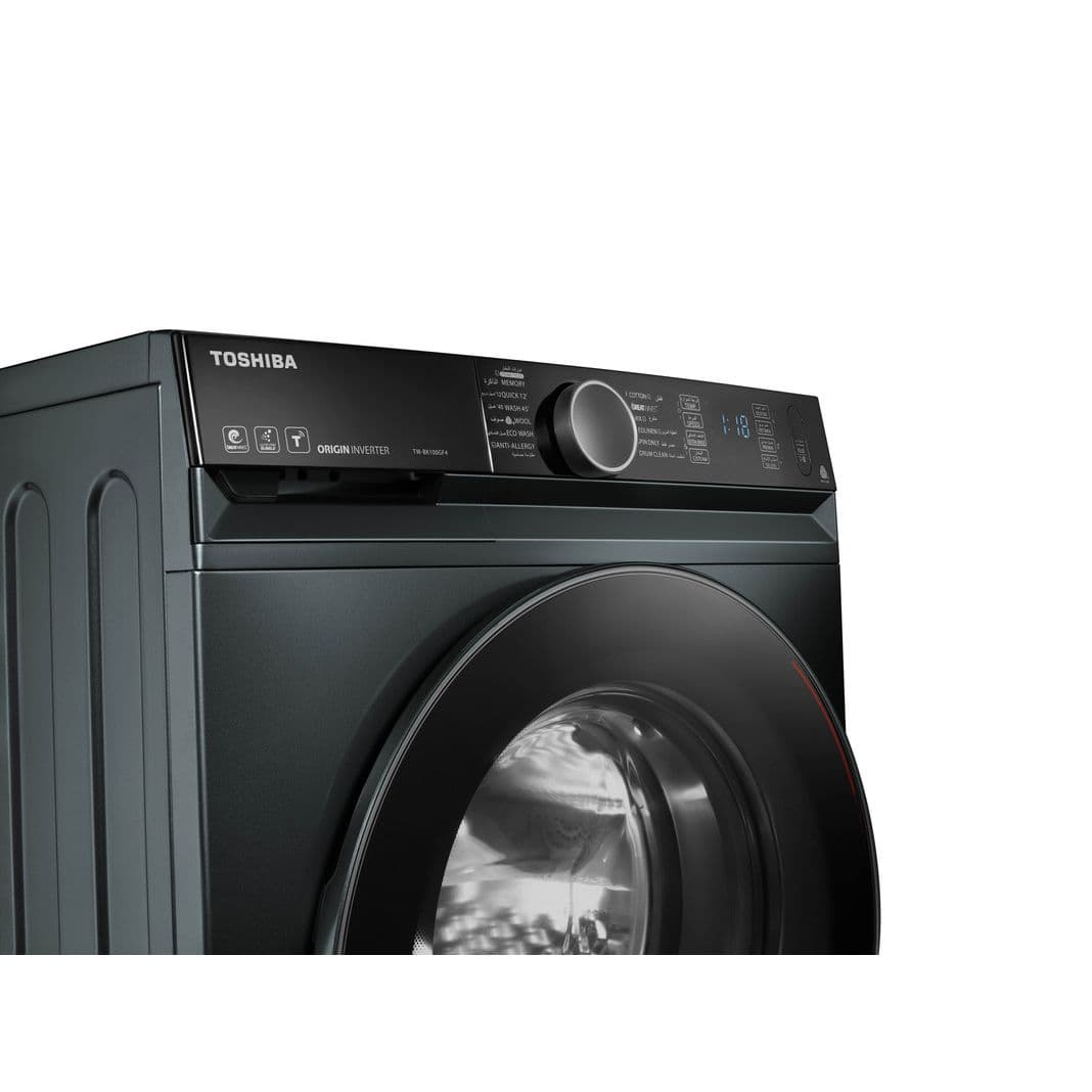 Toshiba Washing Machine, Full Automatic, 9 kg, Inverter, Wi-Fi, TW-BK100GF4EG(MK) - Grey