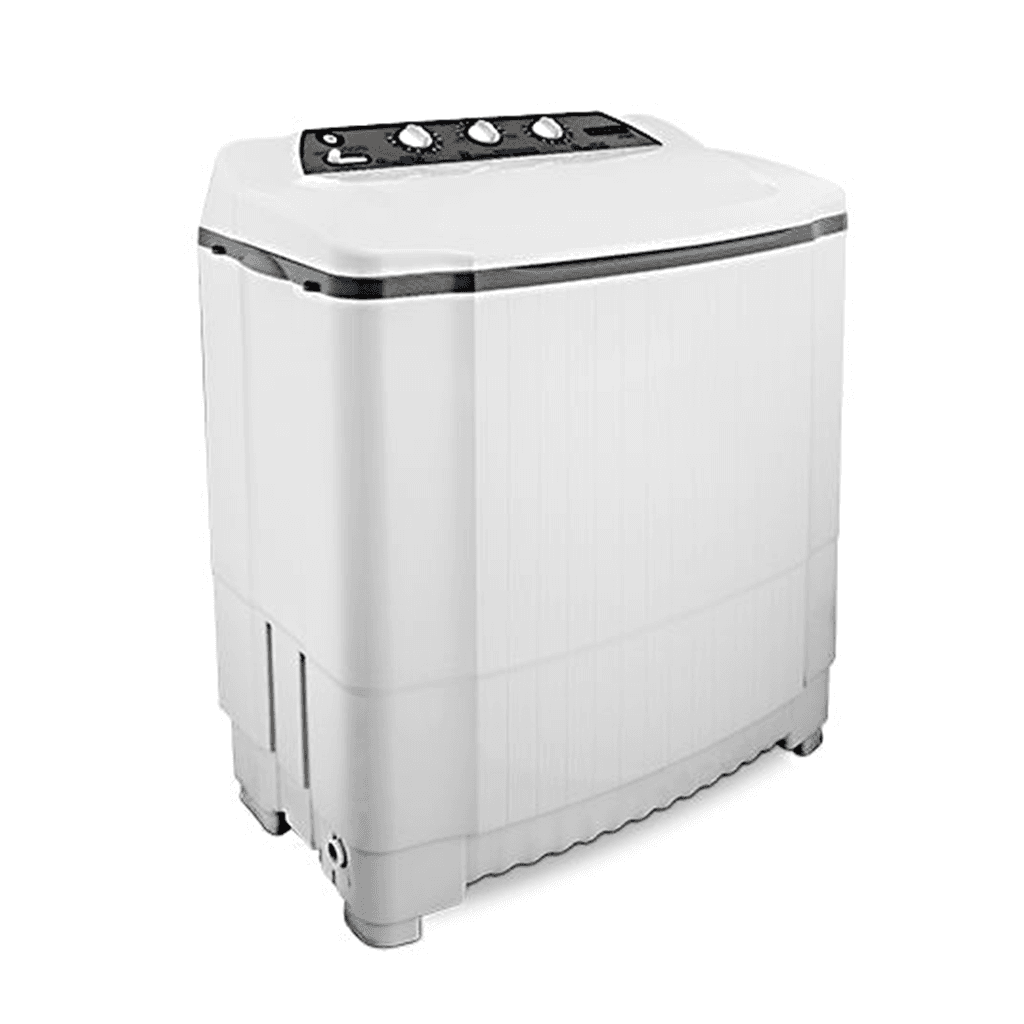 Fresh Semi-Automatic Washing Machine, Twin Tub, 8 kg - White, FWT10900NA