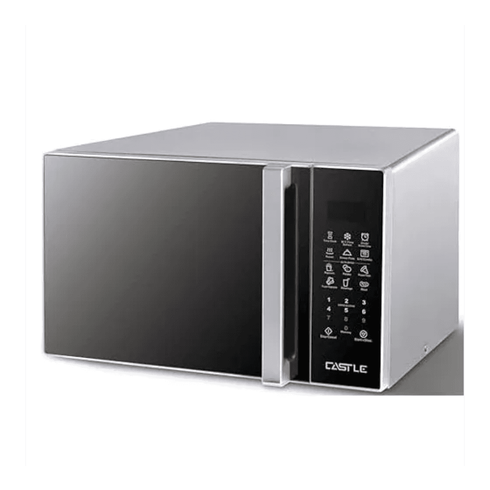 ميكروويف كاسيل، 30 لتر، 900 وات، ديجيتال، شواية، MW-9030 - اسود فضي