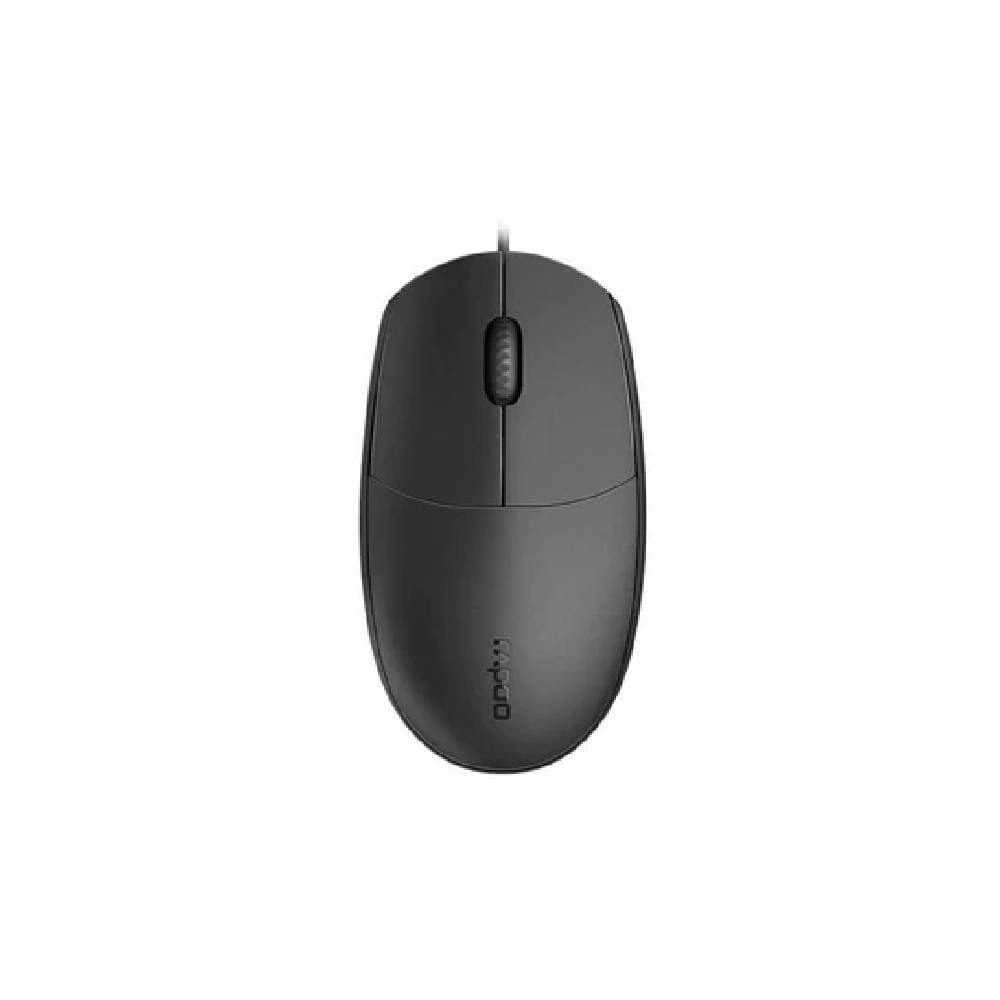 Rapoo N100 Optical Mouse - Black