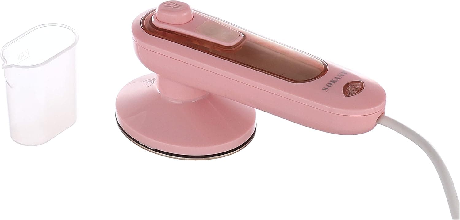 Sokany SK-3070 Portable Travel Clothes Steamer, 30W - Pink