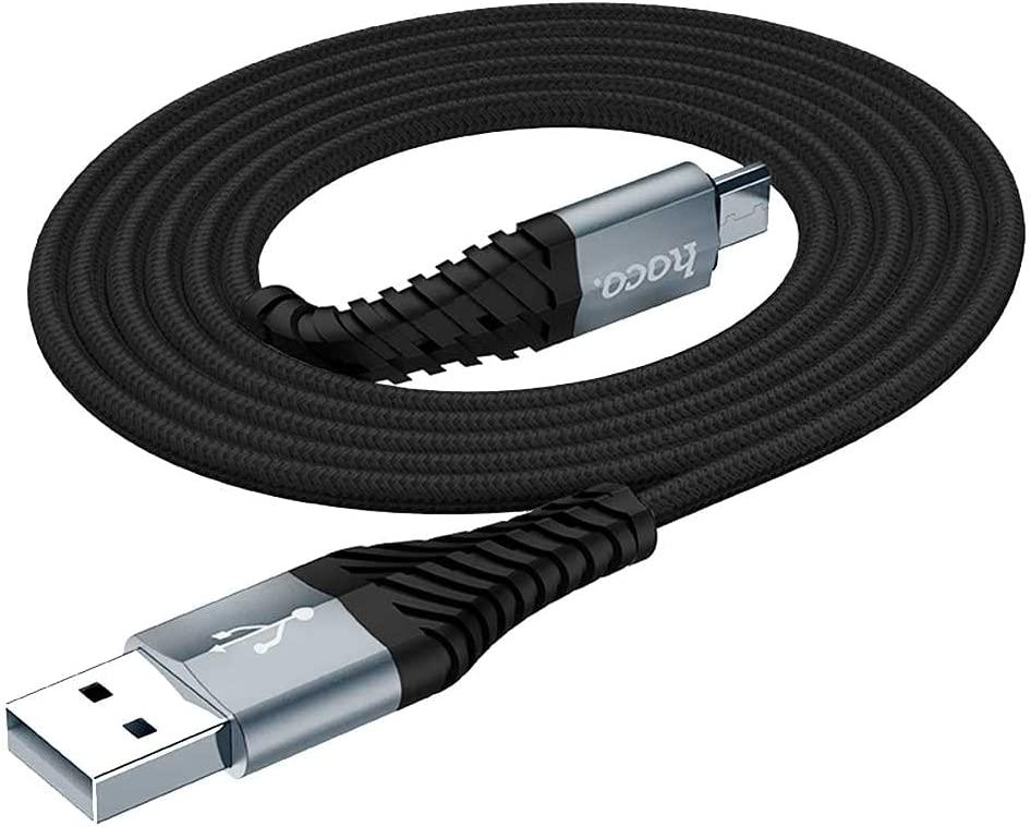 Hoco USB to Micro USB Charging Cable - Black