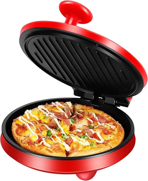 Sokany 1000W Red Pizza Maker, Model SK-08013