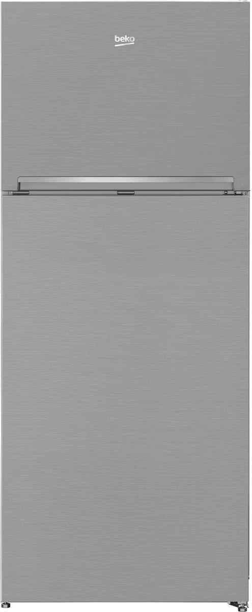 product-Beko Freestanding Refrigerator, No Frost, 2 Doors, 430 Litres, Inverter Motor, Silver - RDNE430K02DXI