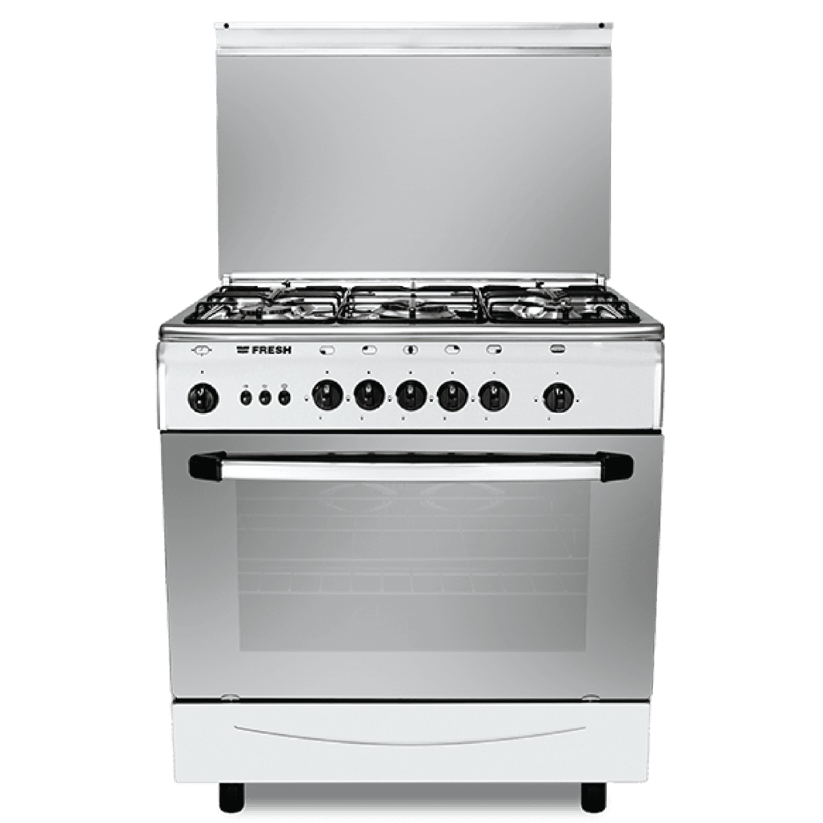 product-Fresh Gas Cooker Forno Stainless Fan 80x55