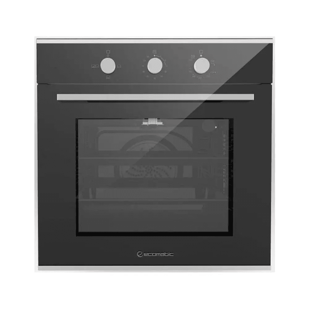 Ecomatic Built-in Oven, Gas, 60 cm, 67 L, Grill, G6444GT - Black